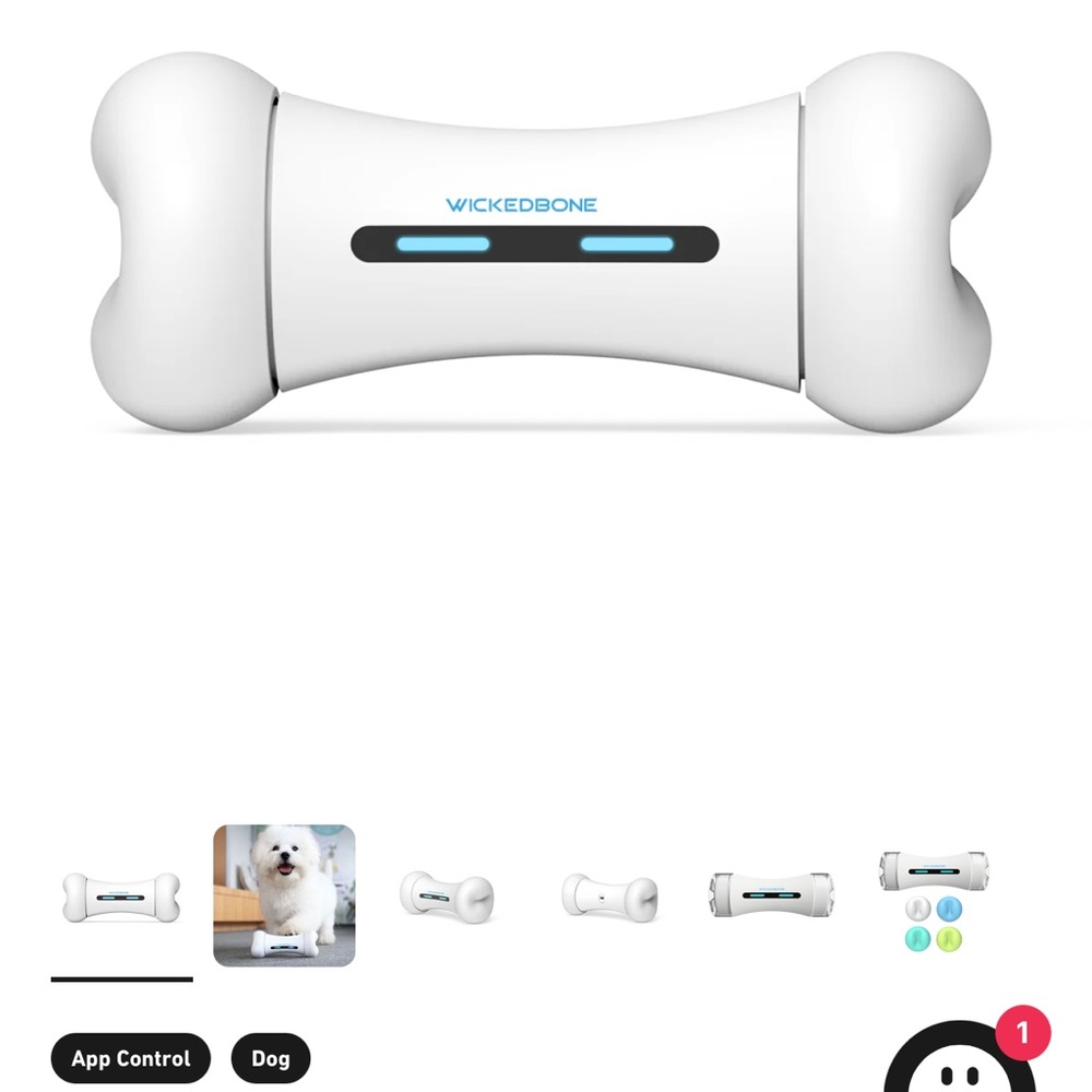 Wickedbone Smart Dog Toy - White